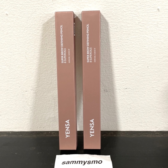 YENSA BEAUTY Super Brow Defining Pencil, BROWN- 0.35 g, 0.012 oz, x2
